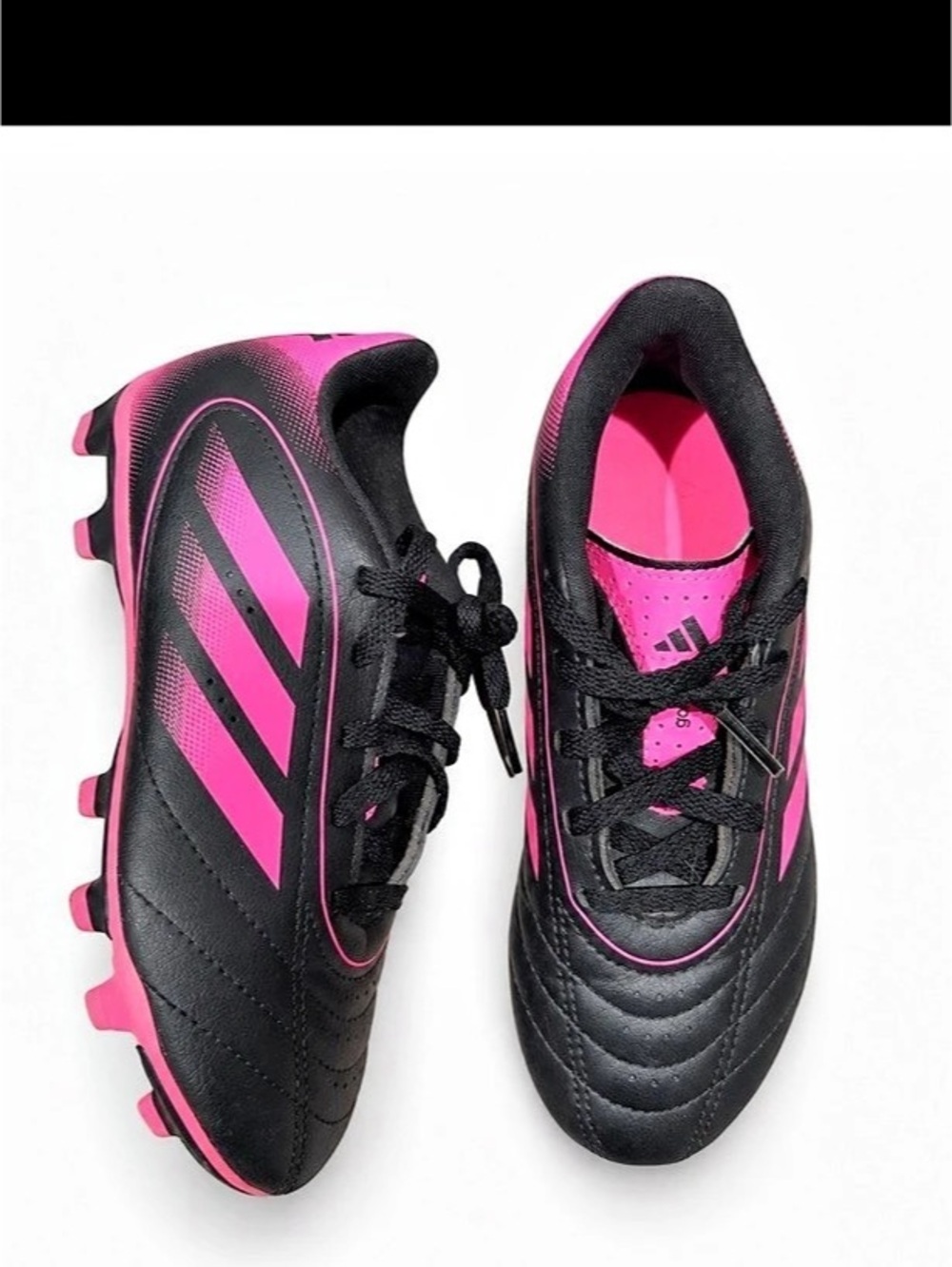 Adidas Goletto VIII FG J Kids Soccer Cleats Black & Pink